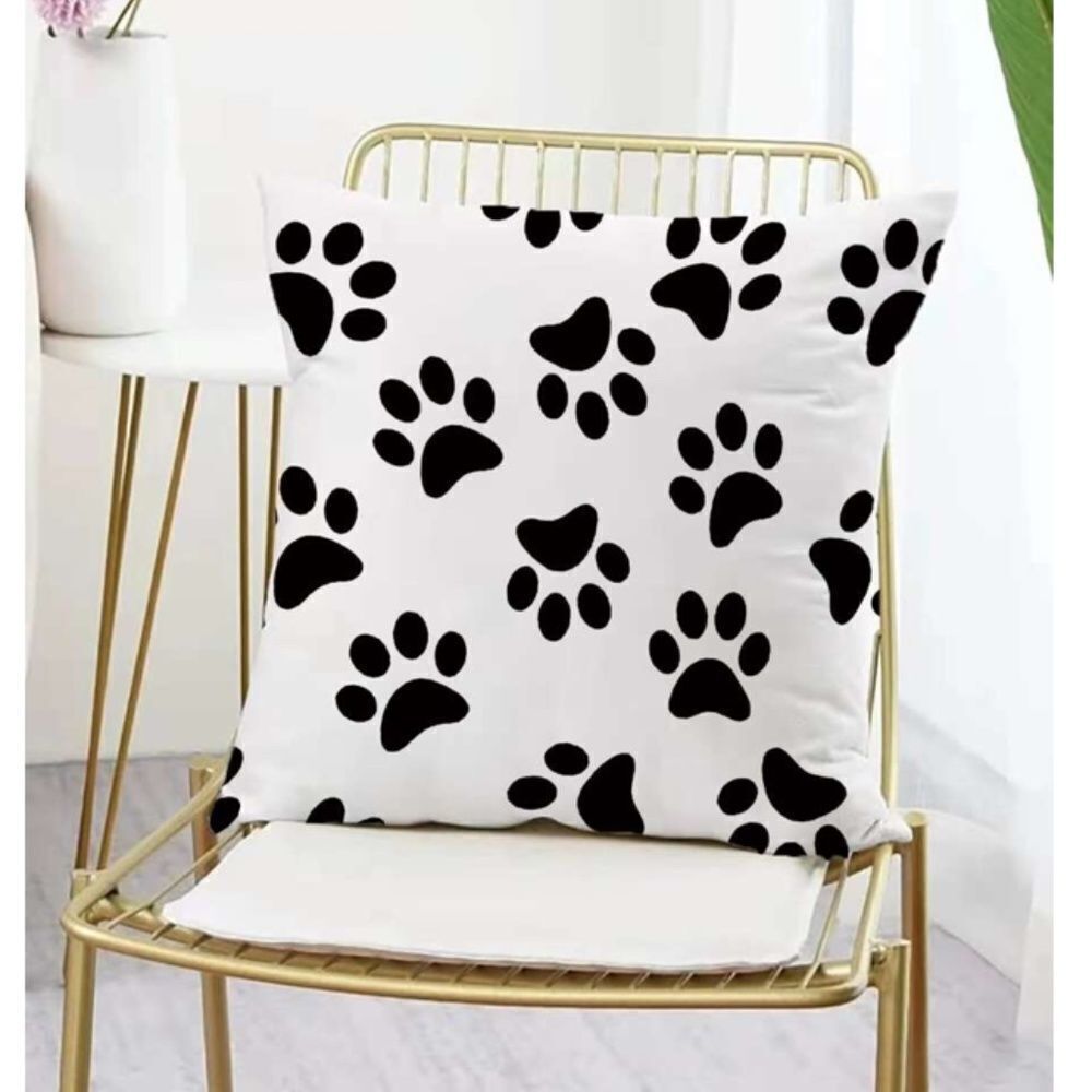 Paw Print Accent Pillow Cover